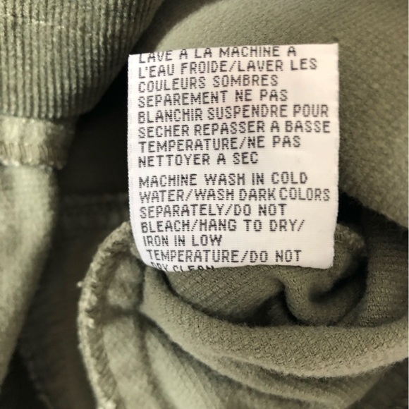 90s Olive Green Corduroy Mini Dress - Picture 13 of 15